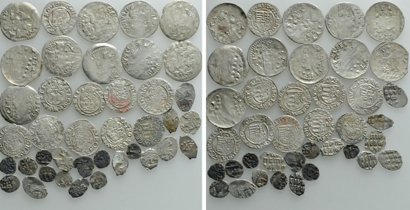 Circa 40 Medieval Coins; Ragusa, Russia etc. 

Obv: .
Rev: .

. 

Conditi...