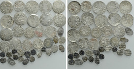Circa 40 Medieval Coins; Ragusa, Russia etc