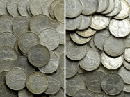 Circa 50 Pieces of 5 Reichsmark of Germany / the Third Reich (Silver; Circa 690 g gross weight) / Hindenburg