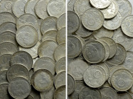 Circa 50 Pieces of 5 Reichsmark of Germany / the Third Reich (Silver; Circa 690 g gross weight) / Hindenburg