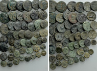 Circa 50 Greek Coins