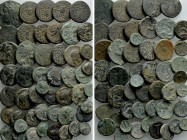 Circa 50 Greek Coins