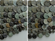 Circa 50 Greek Coins