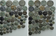 Circa 50 Greek Coins
