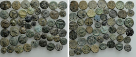 Circa 50 Greek Coins
