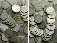 Circa 84 Pieces of 2 Reichsmark of Germany / the Third Reich (Silver; Circa 670 g gross weight) / Hinbenburg + Garnisionskirche