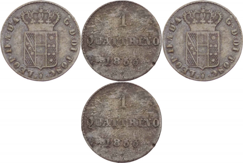 Granducato di Toscana - Leopoldo II (1824-1859) - 1 quattrino 1853 - Gig.119 - C...