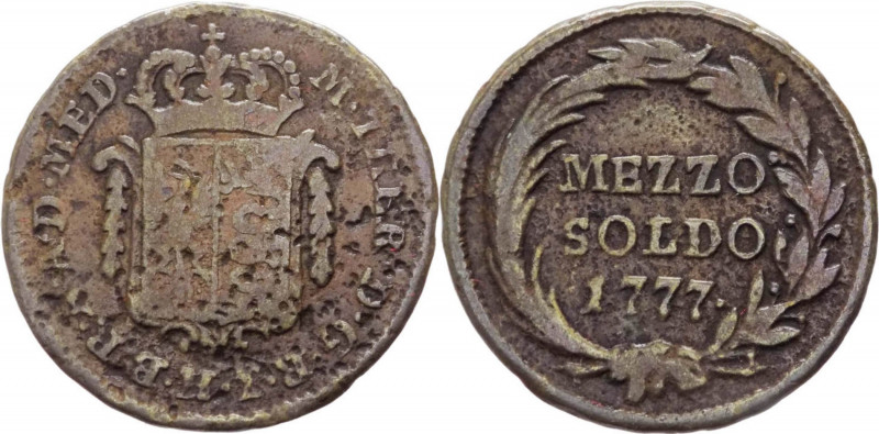 Milano - Maria Teresa (1740-1780) - 1/2 soldo 1777 M - Ae
MB



SPEDIZIONE ...