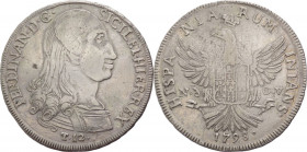 Regno di Sicilia - Ferdinando III (1759-1816) 12 Tarì 1798 del VI°Tipo - Zecca di Palermo - Gig.18 - gr.26,93 - Ø mm37,55 - Ag
BB



SPEDIZIONE S...