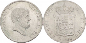 Regno delle Due Sicilie - Ferdinandno II (1830-1859) - Piastra da 120 Grana 1857 - Gig. 88 - Ag
qSPL



SPEDIZIONE SOLO IN ITALIA - SHIPPING ONLY...