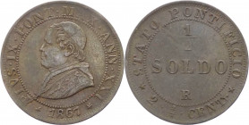 Stato Pontificio - Roma - Pio IX, Mastai-Ferretti (1846-1878) - 1/2 soldo 1867 - Mont.415 - Cu
mBB



SPEDIZIONE SOLO IN ITALIA - SHIPPING ONLY I...