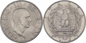 Regno d'Italia - Vittorio Emanuele III (1900-1943) - 2 lire "Impero" 1943 XXI - Pagani 762 - RARO (R) - Ac - Periziata Scatolini mSPL
mSPL



SPE...