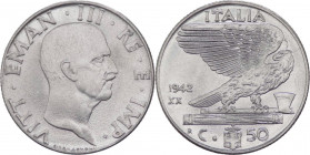 Regno d'Italia - Vittorio Emanuele III (1900-1943) - 50 centesimi "Impero" 1942 magnetico - Gig.187 - Ac
FDC ECZ



SPEDIZIONE SOLO IN ITALIA - S...