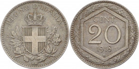 Regno d'Italia - Vittorio Emanuele III (1900-1943) - 20 centesimi 1918 - Gig. 214 - Ni - bordo liscio
SPL



SPEDIZIONE SOLO IN ITALIA - SHIPPING...