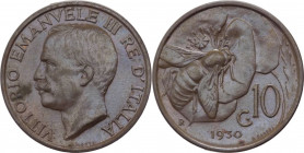 Regno d'Italia - Vittorio Emanuele III (1900-1943) - 10 centesimi 1930 - Gig. 239 - Cu
SPL



SPEDIZIONE SOLO IN ITALIA - SHIPPING ONLY IN ITALY