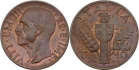 Regno d'Italia - Vittorio Emanuele III (1900-1943) - 10 centesimi 1936 - Gig.247 - Cu
FDC



SPEDIZIONE SOLO IN ITALIA - SHIPPING ONLY IN ITALY