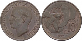 Regno d'Italia - Vittorio Emanuele III (1900-1943) - 10 centesimi 1937 - Gig. 246 - Cu
FDC



SPEDIZIONE SOLO IN ITALIA - SHIPPING ONLY IN ITALY