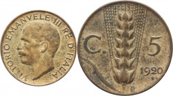 Regno d'Italia - Vittorio Emanuele III (1900-1943) - 5 centesimi "Spiga" 1920 - Gig.229 - Cu
qSPL



SPEDIZIONE SOLO IN ITALIA - SHIPPING ONLY IN...