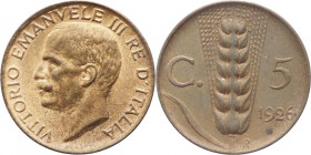Regno d'Italia - Vittorio Emanuele III (1900-1943) - 5 centesimi "Spiga" 1926 - Gig. 272 - Cu
SPL



SPEDIZIONE SOLO IN ITALIA - SHIPPING ONLY IN...