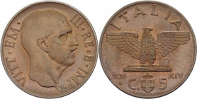 Regno d'Italia - Vittorio Emanuele III (1900-1943) - 5 centesimi 1936 - Gig.282 - Cu
FDC ECZ



SPEDIZIONE SOLO IN ITALIA - SHIPPING ONLY IN ITAL...