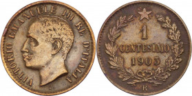 Regno d'Italia - Vittorio Emanuele III (1900-1943) - 1 centesimo 1903 - Cu - 3 ribattuto - MOLTO RARO (RR)
BB



SPEDIZIONE SOLO IN ITALIA - SHIP...