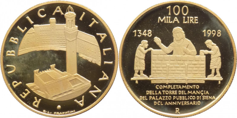 Repubblica Italiana (dal 1946) - Monetazione in lire (1946-2001) - 100.000 lire ...