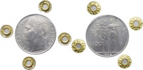 Repubblica Italiana (dal 1946) - Monetazione in lire (1946-2001) - 100 Llire 1956 - Gig 93 - AC - non comune (NC) - Sigillo Alex
FDC



SPEDIZION...