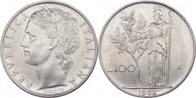 Repubblica Italiana (dal 1946) - Monetazione in lire (1946-2001) - 100 lire "Minerva" 1962 - Mont. 12 - Ac
FDC



SPEDIZIONE IN TUTTO IL MONDO - ...