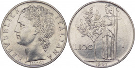 Repubblica Italiana (dal 1946) - Monetazione in lire (1946-2001) - 100 lire "Minerva" 1967 - Gig.104 - Ac
FDC



SPEDIZIONE IN TUTTO IL MONDO - W...