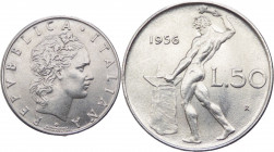 Repubblica Italiana (dal 1946) - Monetazione in lire (1946-2001) - 50 lire "Vulcano" 1956 - Mont 11 - Ac
FDC



SPEDIZIONE IN TUTTO IL MONDO - WO...