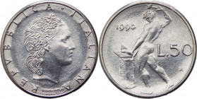 Repubblica Italiana (dal 1946) - Monetazione in lire (1946-2001) - 50 lire "Vulcano" 1990 "orecchio a punta" - Ac
FDC



SPEDIZIONE IN TUTTO IL M...