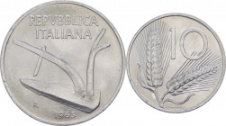 Repubblica Italiana (dal 1946) - Monetazione in lire (1946-2001) - 10 lire 1965 "Spiga" - Gig.240 - It
FDC



SPEDIZIONE IN TUTTO IL MONDO - WORL...