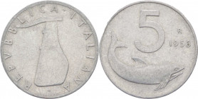 Repubblica Italiana (dal 1946) - Monetazione in lire (1946-2001) - 5 lire 1956 delfino - Gig.287 - It
BB



SPEDIZIONE IN TUTTO IL MONDO - WORLDW...