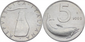Repubblica Italiana (dal 1946) - Monetazione in lire (1946-2001) - 5 Lire "Delfino" 1969 con 1 Rovesciato - FALSO D'EPOCA
FDC



SPEDIZIONE IN TU...