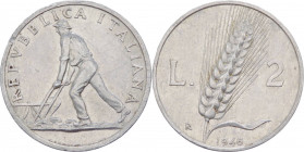 Repubblica Italiana (dal 1946) - Monetazione in lire (1946-2001) - 2 lire "Spiga" 1946 - gig.324 - It - RARO (R)
BB



SPEDIZIONE SOLO IN ITALIA ...