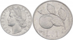Repubblica Italiana (dal 1946) - Monetazione in lire (1946-2001) - 1 lira "Arancia" 1947 - Gig.230 - It - ESTREMAMENTE RARO (RRR)
SPL



SPEDIZIO...