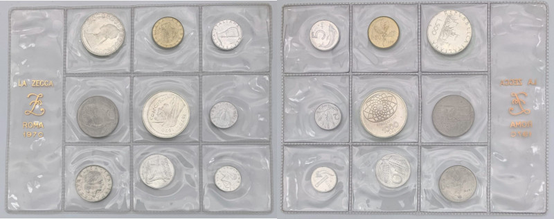 Repubblica Italiana (dal 1946) - Monetazione in lire (1946-2001) - Serie "Roma C...