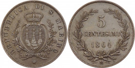 San Marino - Vecchia Monetazione (1864-1938) - 5 centesimi 1864 Milano - P.377 - Cu
mBB



SPEDIZIONE SOLO IN ITALIA - SHIPPING ONLY IN ITALY