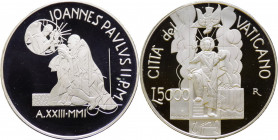Ciità del Vaticano - Giovanni Paolo II, Wojtila (1978-2005) - 5000 lire 2001 "Pasqua" - Ag
FS



SPEDIZIONE IN TUTTO IL MONDO - WORLDWIDE SHIPPIN...
