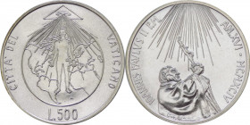 Città del Vaticano - Monetazione in lire - Giovanni Paolo II, Wojtila (1978-2005) - 500 lire 1994 "Veritas Splendor" - Ag - in confezione originale
F...