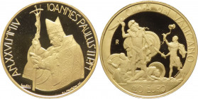 Città del Vaticano - Monetazione in Euro - Giovanni Paolo II, Wojtila (1978-2005) - 20 euro 2004 "Davide e Golia" - KM# 363 - Au - In confezione origi...