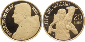 Città del Vaticano - Monetazione in Euro - Benedetto XVI, Ratzinger (2005-2013) - 20 euro 2009 "Capolavori della Scultura: il Buon Pastore" - Au - In ...
