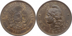Argentina - Repubblica (dal 1881) - 2 centavos 1891 - KM# 33 - Cu
mSPL



SPEDIZIONE SOLO IN ITALIA - SHIPPING ONLY IN ITALY