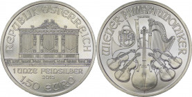 Austria - Repubblica d'Austria (dal 1955) monetazione in euro (dal 2002) 1,50 euro (1 Oncia) 2015 commemorativa del 25°annversario della fondazione de...