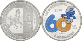 Belgio - re Filippo (dal 2013) - 5 euro commemorativo del 60° anniversario dei Puffi - 2018 - KM# 377 - Ag
FDC



SPEDIZIONE IN TUTTO IL MONDO - ...