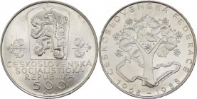 Cecoslovacchia - repubblica socialista (1960-1990) - 500 korun 1988 "40 anni di federazione Ceca e Slovacca" - KM# 131 - Ag
FDC



SPEDIZIONE IN ...