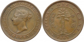 Ceylon - Vittoria (1837-1901) - 1 centesimo 1892 - KM# 92 - Cu
mBB



SPEDIZIONE SOLO IN ITALIA - SHIPPING ONLY IN ITALY