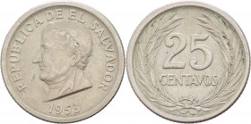 El Salvador - Repubblica (dal 1841) - 25 Centavos 1953 - KM# 137 - Ag
mBB



SPEDIZIONE IN TUTTO IL MONDO - WORLDWIDE SHIPPING
