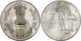India - repubblica (dal 1950) - 10 rupie 1981 "F.A.O." - KM# 196 - Cu/Ni
FDC



SPEDIZIONE IN TUTTO IL MONDO - WORLDWIDE SHIPPING