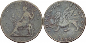 Isole Ionie - Giorgio III (1760-1820) - 2 lepta 1820 - KM# 31 - Cu
BB



SPEDIZIONE SOLO IN ITALIA - SHIPPING ONLY IN ITALY